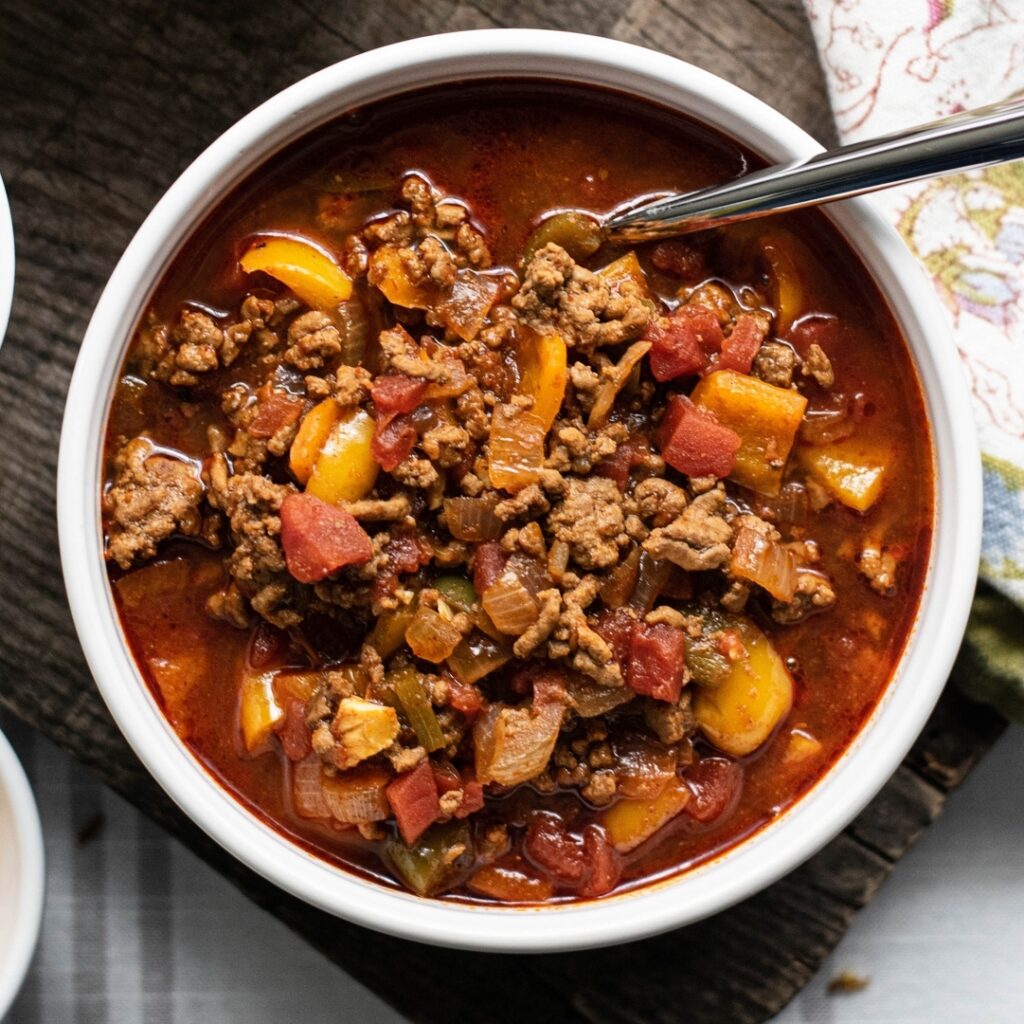 Äta och dricka ute, chili con carne